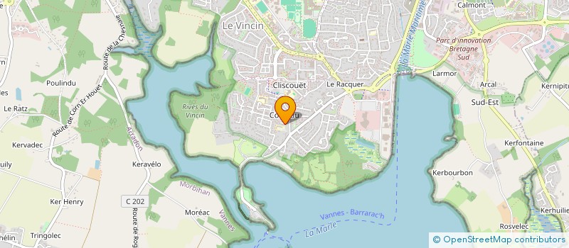 localisation de l'entreprise TRIATHLE VANNES à VANNES