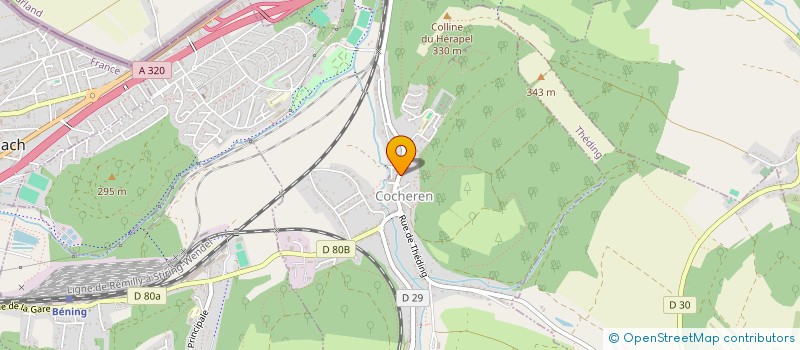 localisation de l'entreprise TRIATHLETIC CLUB DE FORBACH  COCHEREN