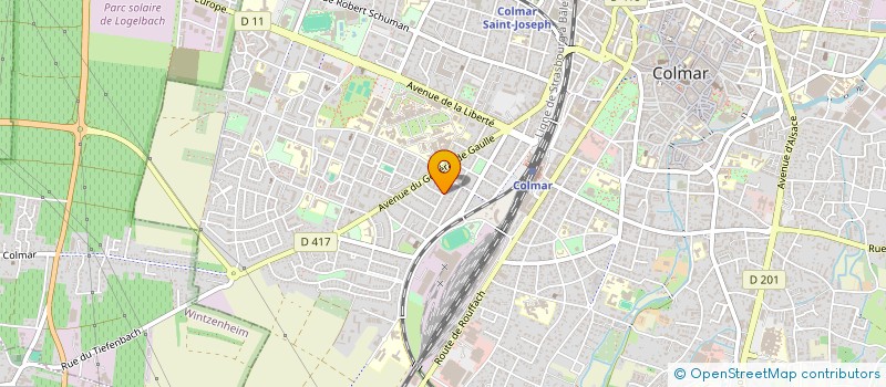 localisation de l'entreprise TRIATHLON ALSACE CLUB COLMAR  COLMAR