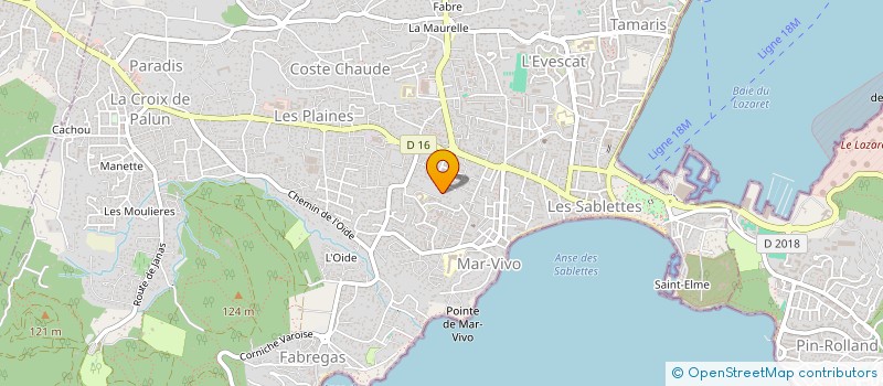 localisation de l'entreprise TRIATHLON BUCOLIQUE LA SEYNOISE (TRI'BU SEYNOISE) à LA SEYNE-SUR-MER
