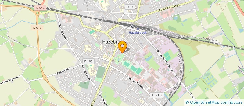 localisation de l'entreprise TRIATHLON CLUB  HAZEBROUCK