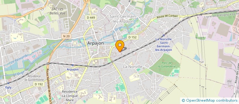 localisation de l'entreprise TRIATHLON CLUB ARPAJONNAIS  ARPAJON