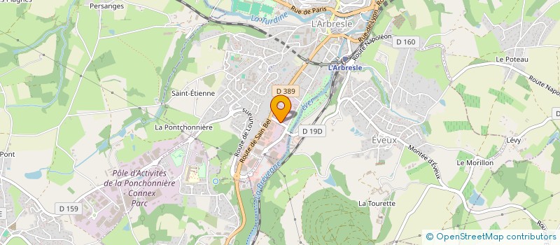 localisation de l'entreprise TRIATHLON DU PAYS DE L'ARBRESLE  L'ARBRESLE