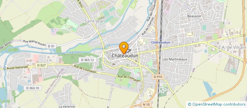 localisation de l'entreprise TRIATHLON DUNOIS 28 à CHATEAUDUN