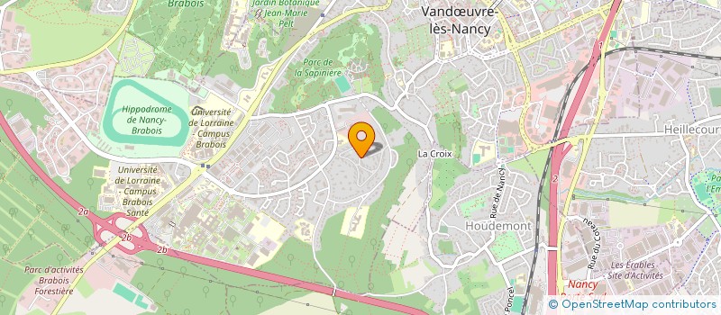 localisation de l'entreprise TRIATHLON NANCY LORRAINE  VANDUVRE-LES-NANCY