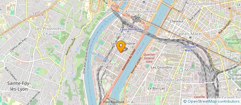 localisation de l'entreprise TRIATHLYON  LYON