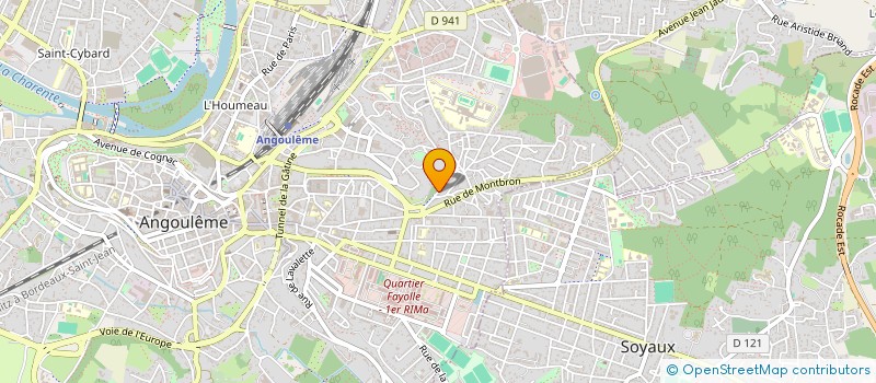 localisation de l'entreprise TRIAUD COMPAGNIE à ANGOULEME