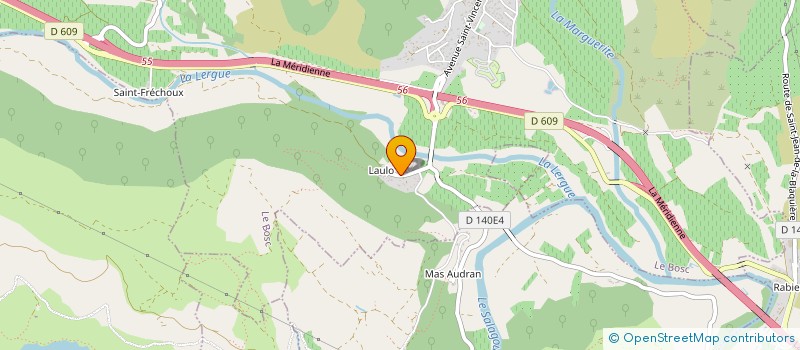 localisation de l'entreprise TRIAXE  LODEVE