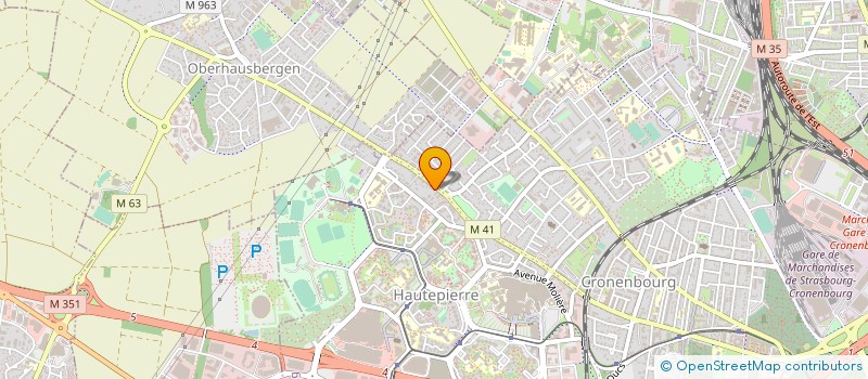 localisation de l'entreprise TRIBAK VOYAGES à STRASBOURG