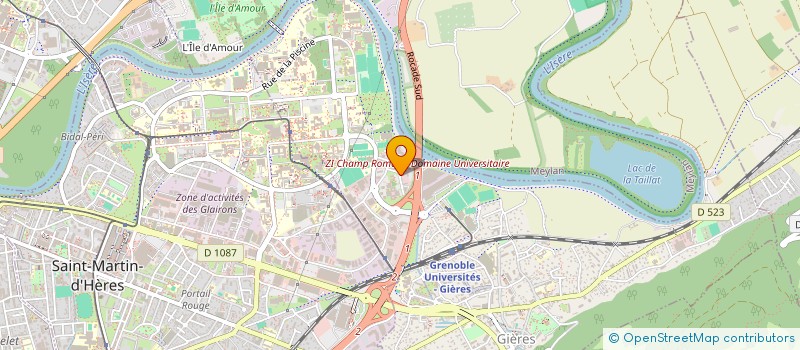 localisation de l'entreprise TRIBAKA  GIERES