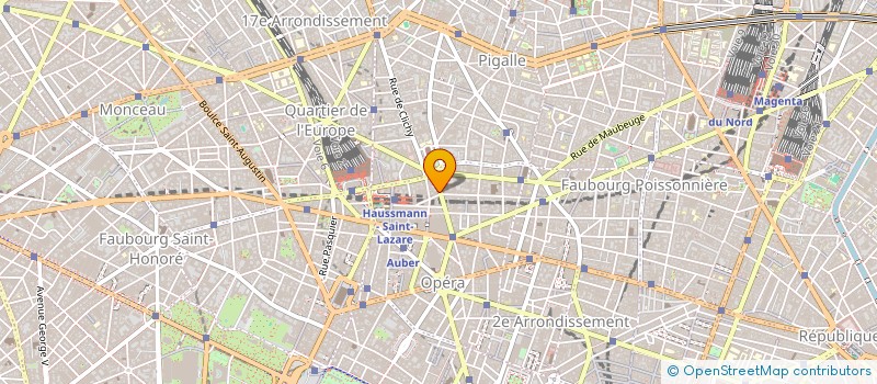 localisation de l'entreprise TRIBAL 2  PARIS