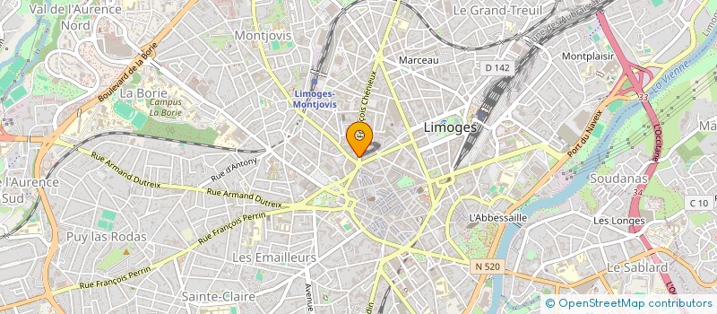 localisation de l'entreprise TRIBAL BAR à LIMOGES