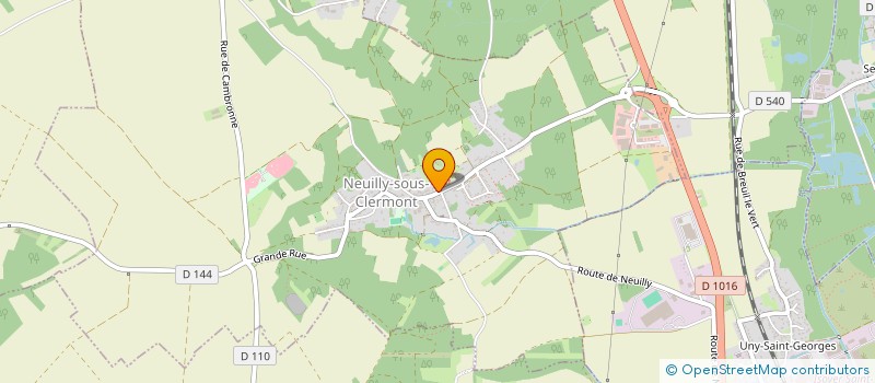 localisation de l'entreprise TRIBAL BIKERS  NEUILLY-SOUS-CLERMONT