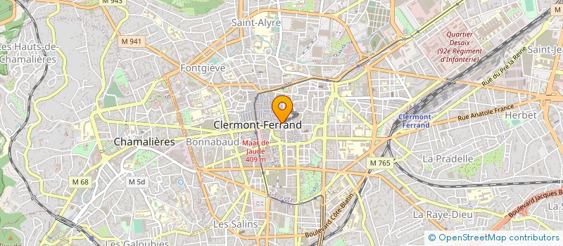 localisation de l'entreprise TRIBAL PURSUIT à CLERMONT-FERRAND