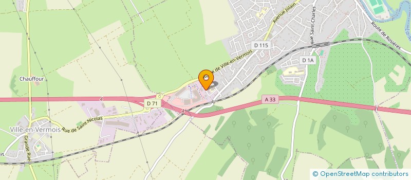 localisation de l'entreprise TRIBALE  AZELOT