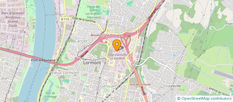 localisation de l'entreprise TRIBALH  LORMONT