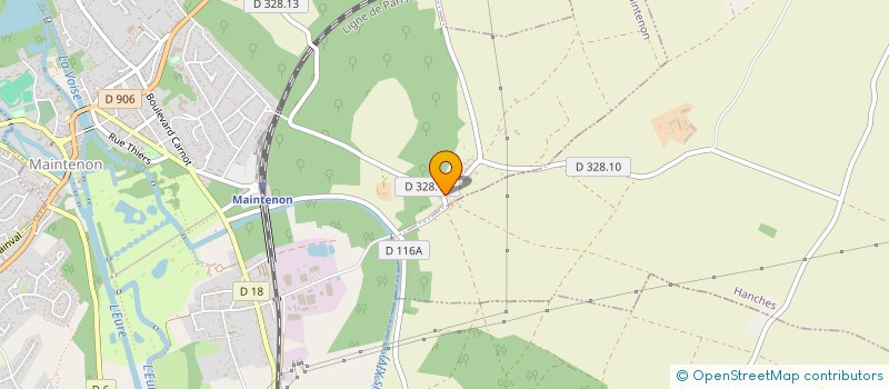 localisation de l'entreprise TRIBALTECH à MAINTENON