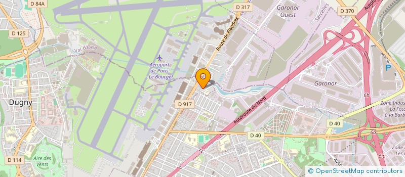 localisation de l'entreprise TRIBARTIST  DUGNY