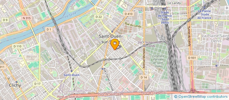 localisation de l'entreprise TRIBAT à SAINT-OUEN-SUR-SEINE
