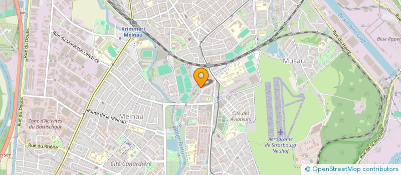 localisation de l'entreprise TRIBATECH à STRASBOURG