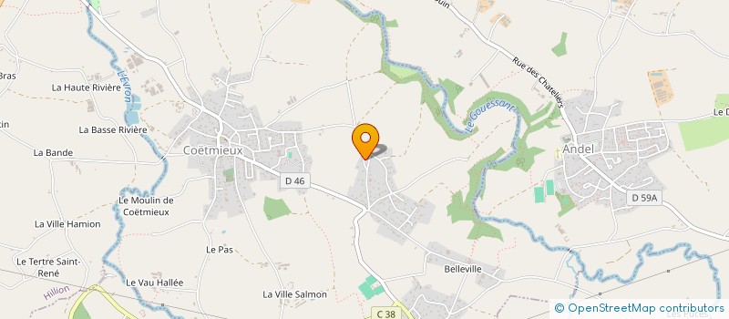 localisation de l'entreprise TRIBE à COETMIEUX