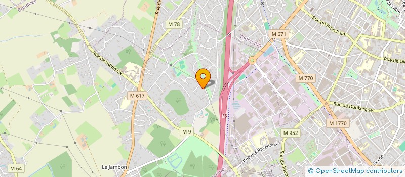 localisation de l'entreprise TRIBE  BONDUES