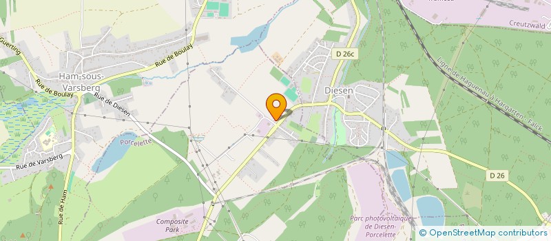 localisation de l'entreprise TRIBECA  PORCELETTE