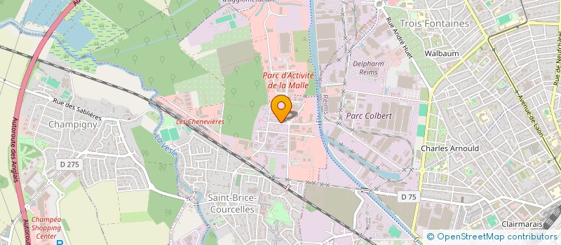 localisation de l'entreprise TRIBETON à SAINT-BRICE-COURCELLES