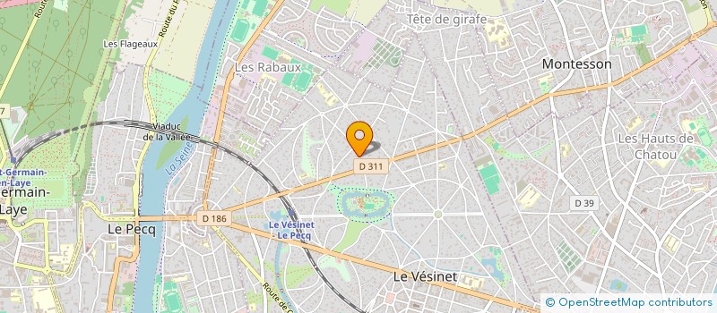 localisation de l'entreprise TRIBEXIM  LE VESINET