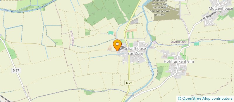 localisation de l'entreprise TRIBO  HOCHFELDEN