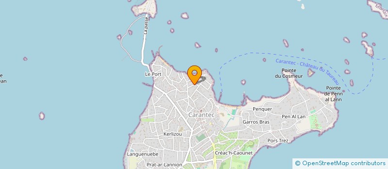 localisation de l'entreprise TRIBOLOG à CARANTEC
