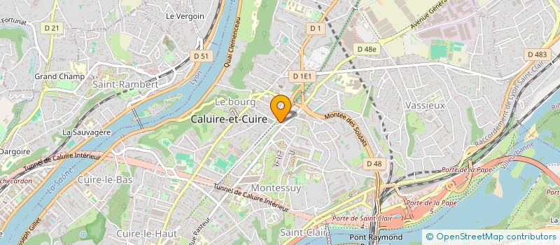 localisation de l'entreprise TRIBORD  CALUIRE-ET-CUIRE