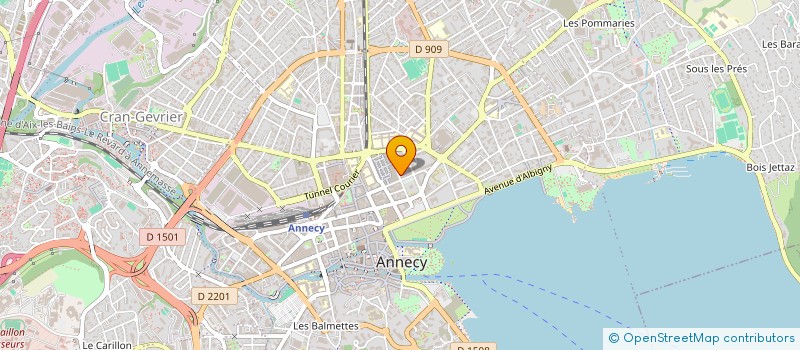 localisation de l'entreprise TRIBORD AMURES  ANNECY