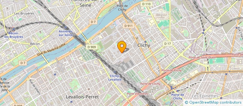 localisation de l'entreprise TRIBOTECHNIC SARL à CLICHY