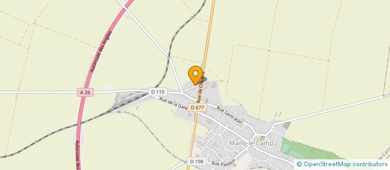 localisation de l'entreprise TRIBOU à MAILLY-LE-CAMP