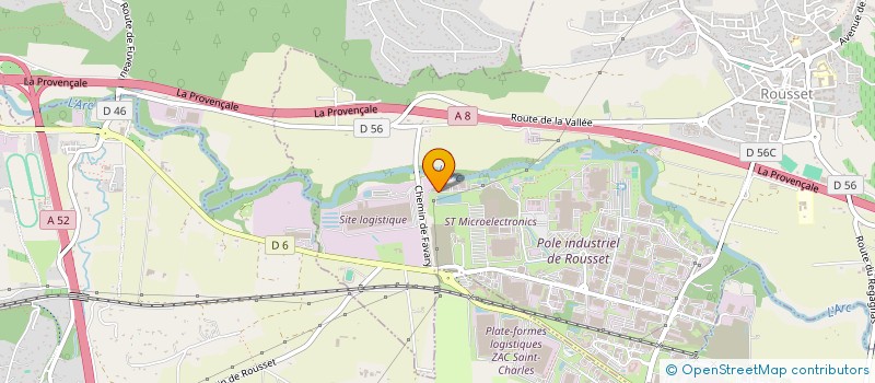 localisation de l'entreprise TRIBOU  ROUSSET