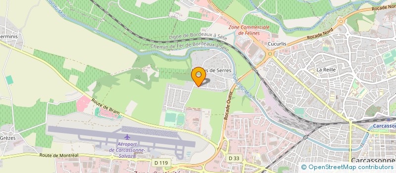 localisation de l'entreprise TRIBOULET SCI à CARCASSONNE