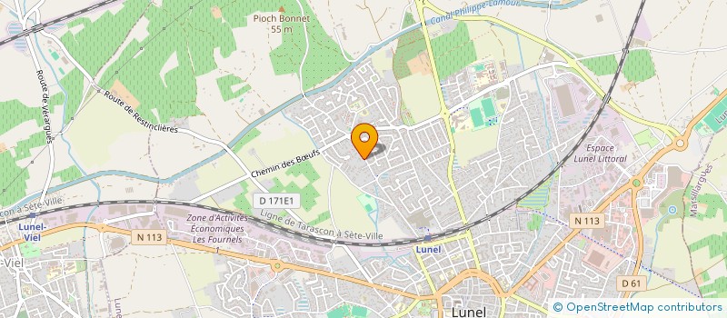 localisation de l'entreprise TRIBOULIN INDIVISION  LUNEL