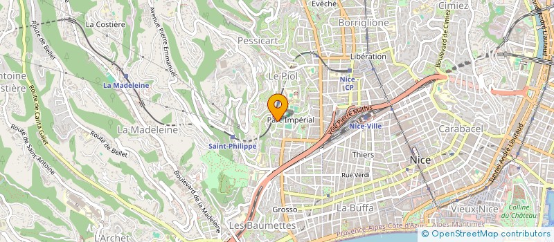 localisation de l'entreprise TRIBOULLIER à NICE