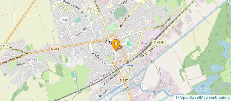 localisation de l'entreprise TRIBOUT MARDACHTI à CHAUNY