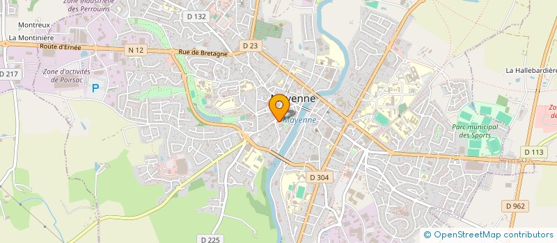 localisation de l'entreprise TRIBU à MAYENNE