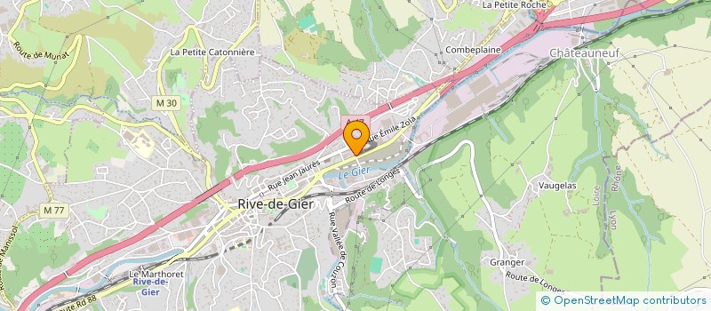 localisation de l'entreprise TRIBU  RIVE-DE-GIER