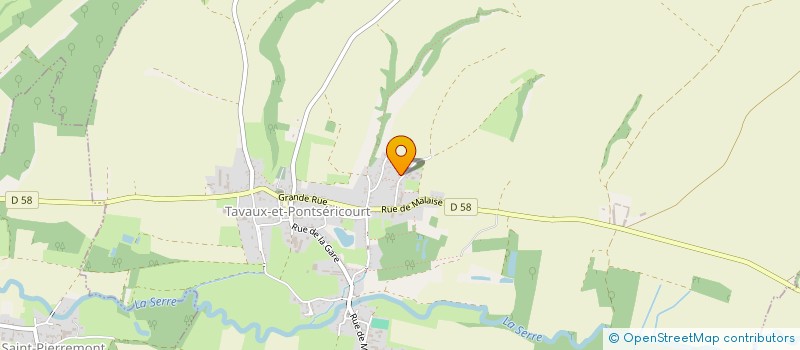 localisation de l'entreprise TRIBU  TAVAUX-ET-PONTSERICOURT