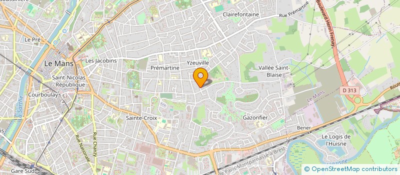 localisation de l'entreprise TRIBU COULEUR  LE MANS