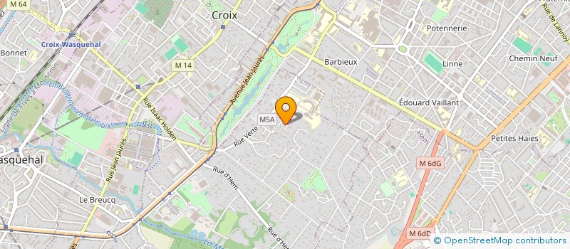 localisation de l'entreprise TRIBU DANGREAUX à CROIX