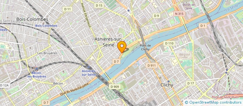 localisation de l'entreprise TRIBU KIOWA à ASNIERES-SUR-SEINE