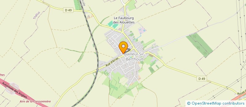 localisation de l'entreprise TRIBU LEBLANC  BAILLEUL-SIR-BERTHOULT