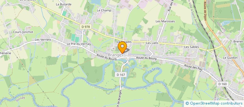 localisation de l'entreprise TRIBU M.  BRANGES