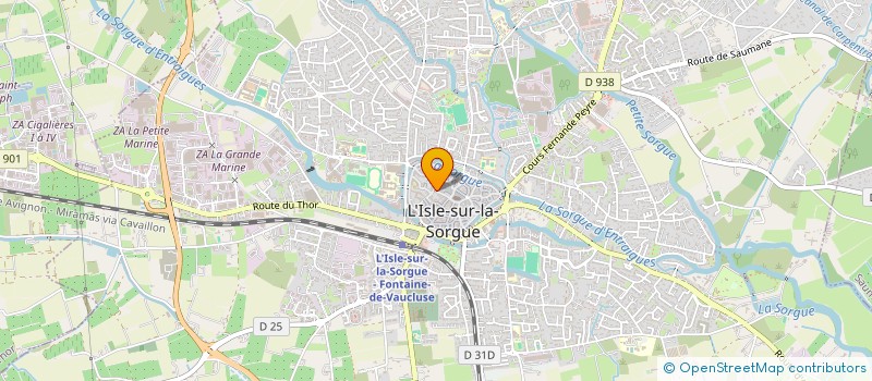 localisation de l'entreprise TRIBU PUB  L'ISLE-SUR-LA-SORGUE