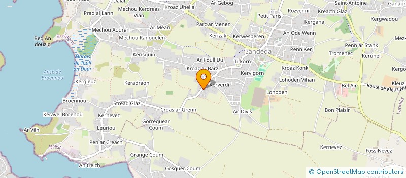 localisation de l'entreprise TRIBU QUAI SUD  LANDEDA